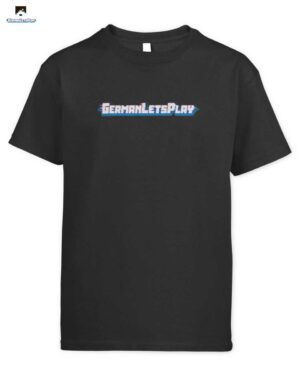 GermanLetsPlay Retro Glitch Logo Kinder T-Shirt