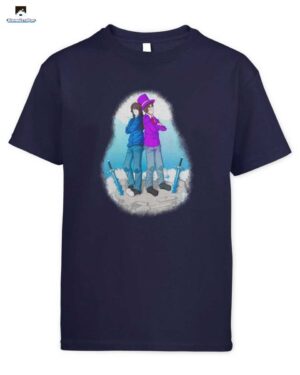 Puffi und Klumpi Gamer Duo T-Shirt im Anime Stil