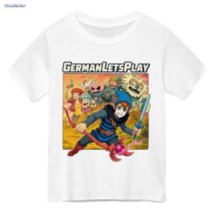 GermanLetsPlay Merch: Das Erwachen der Helden Fantasy Abenteuer - Anime-Stil Abenteuer T-Shirt