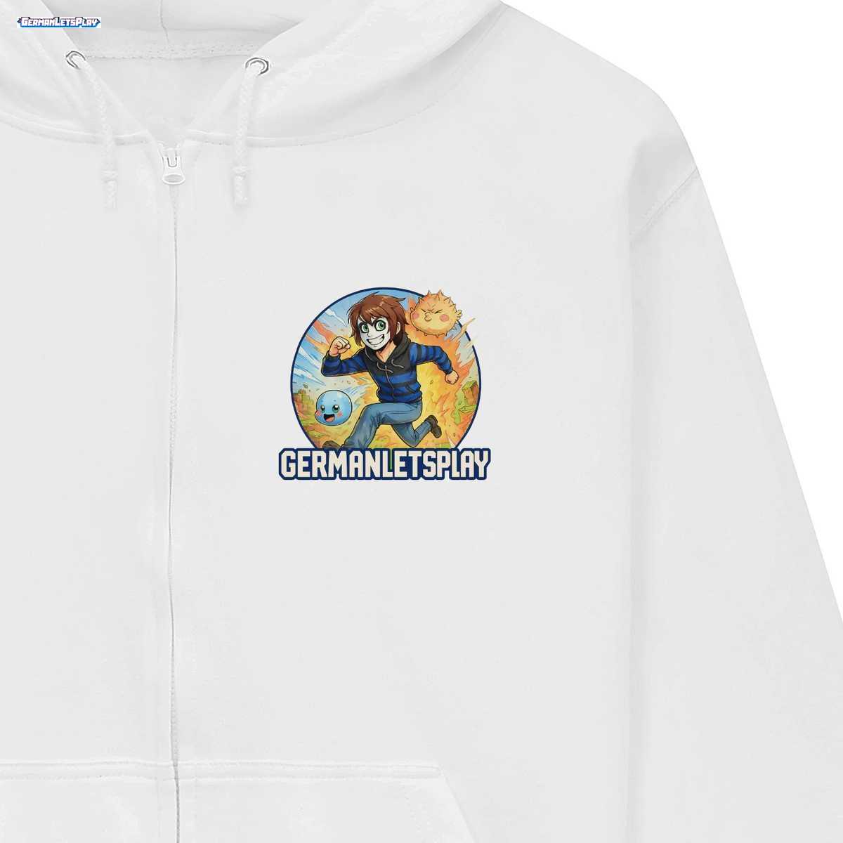 GermanLetsPlay Merch: Explosive Flucht des maskierten Gamers - Anime Action T-Shirt 2 GermanLetsPlay Merch: Explosive Flucht des maskierten Gamers - Anime Action T-Shirt – Bild 2