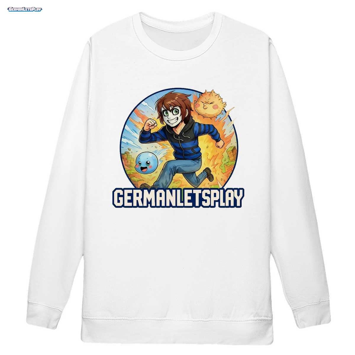 GermanLetsPlay Merch: Explosive Flucht des maskierten Gamers - Anime Action T-Shirt 3 GermanLetsPlay Merch: Explosive Flucht des maskierten Gamers - Anime Action T-Shirt – Bild 3