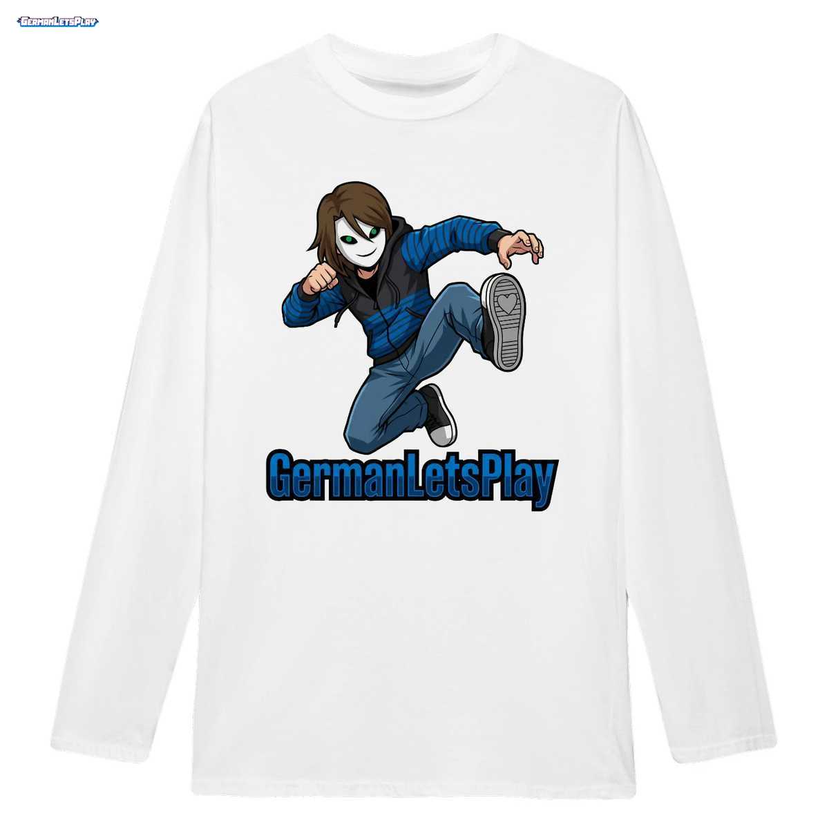 GermanLetsPlay Merch: Maskierter Gamer Held in Action - Offizielles Action-Pose T-Shirt 2 GermanLetsPlay Merch: Maskierter Gamer Held in Action - Offizielles Action-Pose T-Shirt – Bild 2