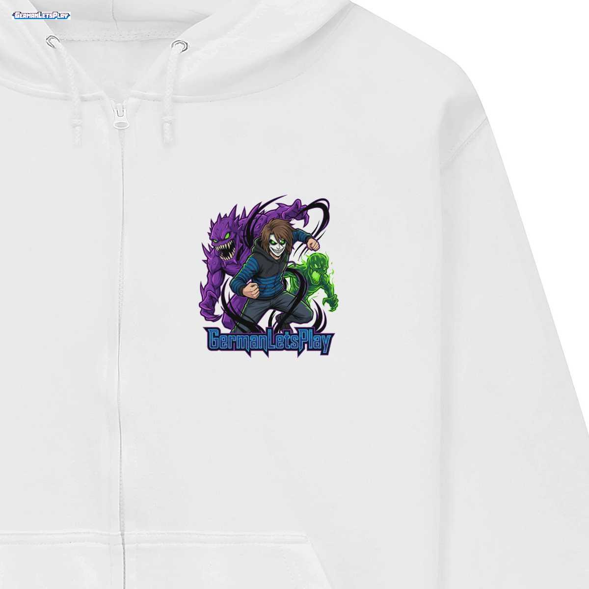 GermanLetsPlay Merch: Maskierter Zocker mit epischen Monstern - Comic Action-Shirt 2 GermanLetsPlay Merch: Maskierter Zocker mit epischen Monstern - Comic Action-Shirt – Bild 2