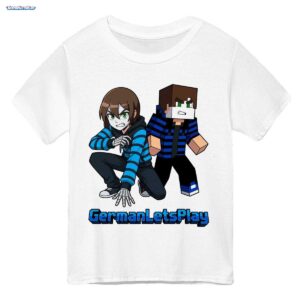 GermanLetsPlay Merch: Maskierter Gamer Held & Block-Avatar - Anime & Pixel-Art Design