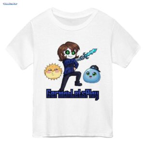 GermanLetsPlay Merch: Maskierter Gamer Held mit Kugelfisch & Schleim - Offizielles Fan-Design