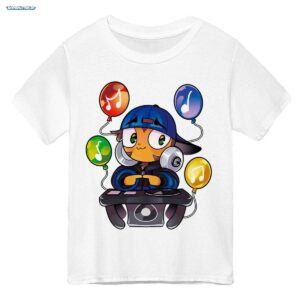 GermanLetsPlay Merch: Süßer Gamer DJ mit Musik-Luftballons - Kawaii Gaming Design