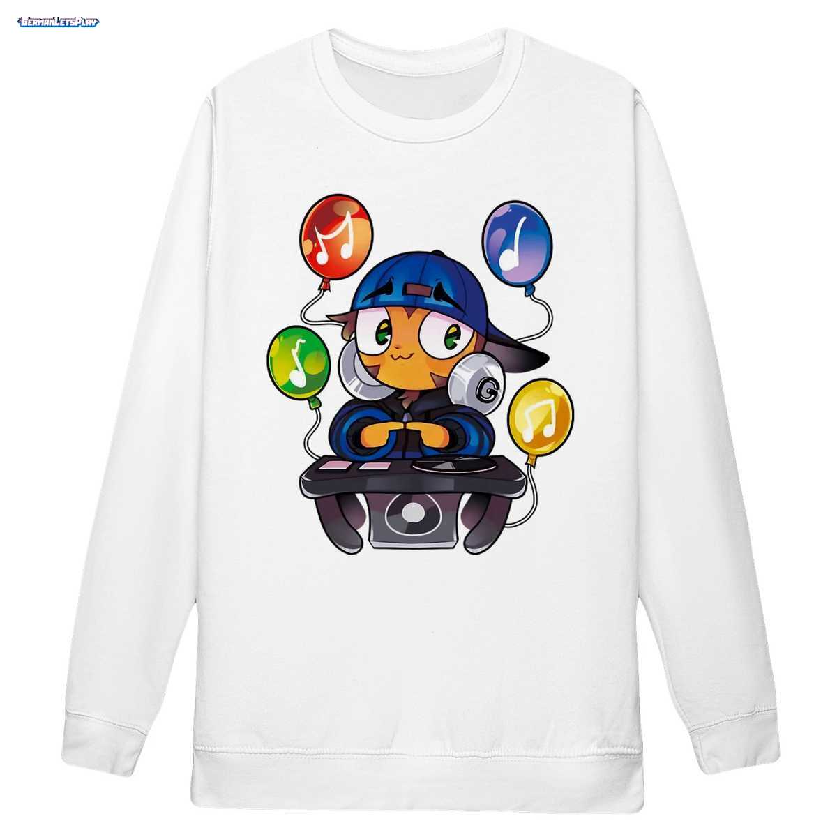 GermanLetsPlay Merch: Süßer Gamer DJ mit Musik-Luftballons - Kawaii Gaming Design 4 GermanLetsPlay Merch: Süßer Gamer DJ mit Musik-Luftballons - Kawaii Gaming Design – Bild 4
