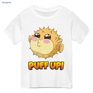 GermanLetsPlay Merch: Süßer Kugelfisch T-Shirt - Pluster Dich Auf Kawaii Design