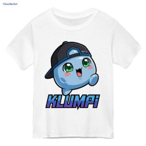 GermanLetsPlay Merch: Süßer Blauer Klumpen Freund mit Kappe - Offizielles Gaming Fan-Shirt