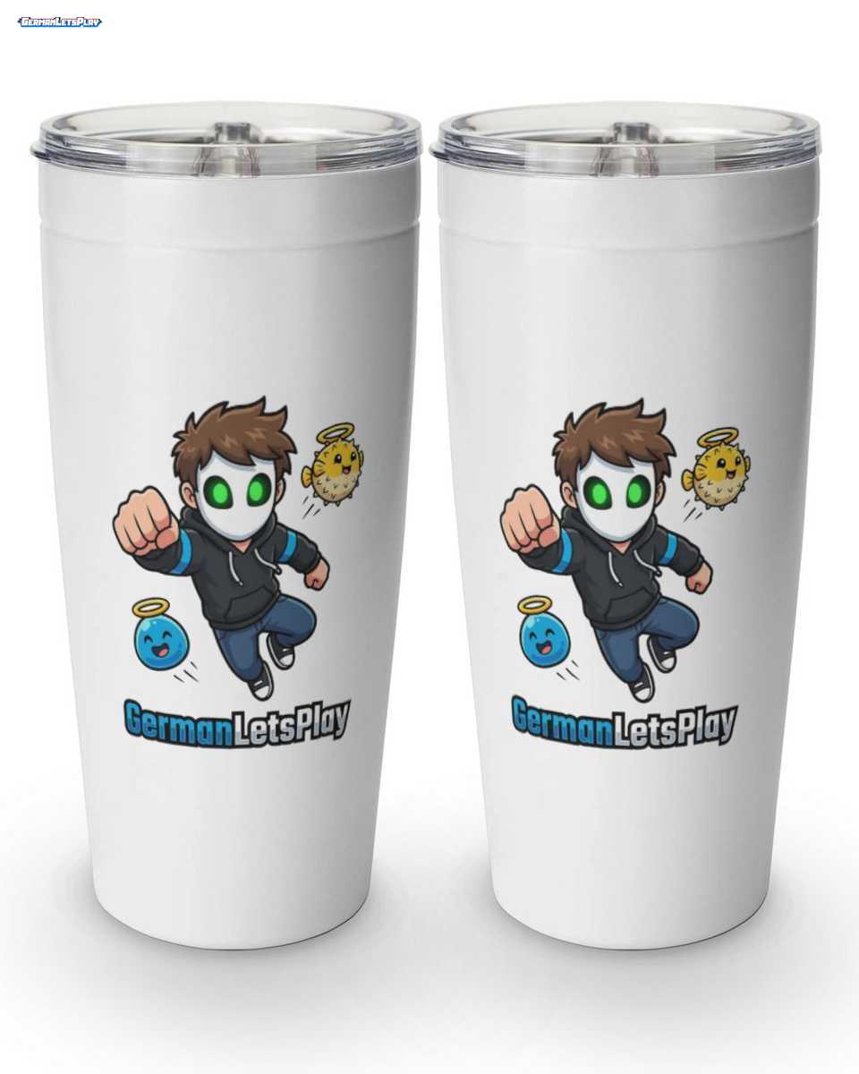 GermanLetsPlay Merch: Tasse: Maskierter Gamer Held & Freunde Becher 3 GermanLetsPlay Merch: Tasse: Maskierter Gamer Held & Freunde Becher – Bild 3