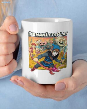GermanLetsPlay Merch: Das Erwachen der Helden Fantasy Gaming Tasse – Exklusiver Becher