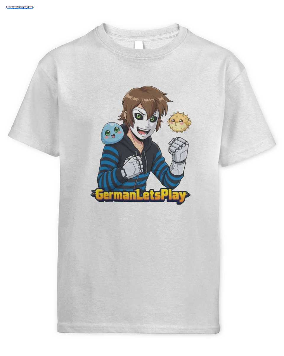 GermanLetsPlay Merch: Kids T-Shirt für wahre Fans 1 GermanLetsPlay Merch: Kids T-Shirt für wahre Fans