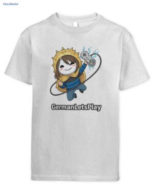 GermanLetsPlay Merch: Kinder T-Shirt – Maskierter Zocker Kugelfisch-Hoodie