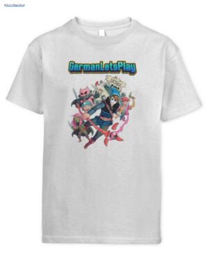 GermanLetsPlay Maskierter Held Kinder T-Shirt: Abenteurer-Gruppe Merch: für junge Fans