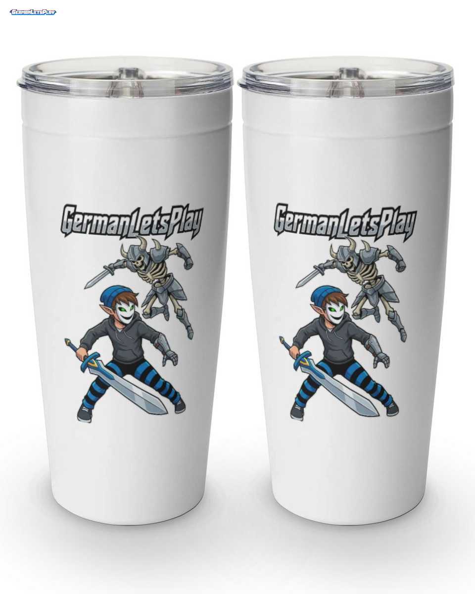 GermanLetsPlay Merch: Maskierter Held Tasse: Epischer Kampf mit Puffi & Klumpi 3 GermanLetsPlay Merch: Maskierter Held Tasse: Epischer Kampf mit Puffi & Klumpi – Bild 3