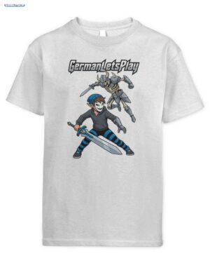 GermanLetsPlay Merch: Maskierter Held T-Shirt für Kinder – Epische Abenteuer im Alltag
