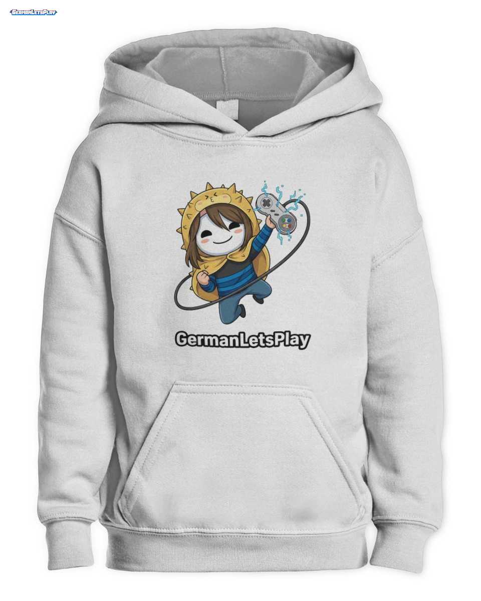 GermanLetsPlay Merch: Kinder T-Shirt – Maskierter Zocker Kugelfisch-Hoodie 3 GermanLetsPlay Merch: Kinder T-Shirt – Maskierter Zocker Kugelfisch-Hoodie – Bild 3