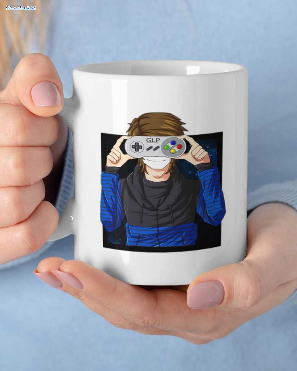 GermanLetsPlay Merch: Retro Gaming Controller Kopf Tasse: Exklusives GLP Fanartikel Design 1 GermanLetsPlay Merch: Retro Gaming Controller Kopf Tasse: Exklusives GLP Fanartikel Design