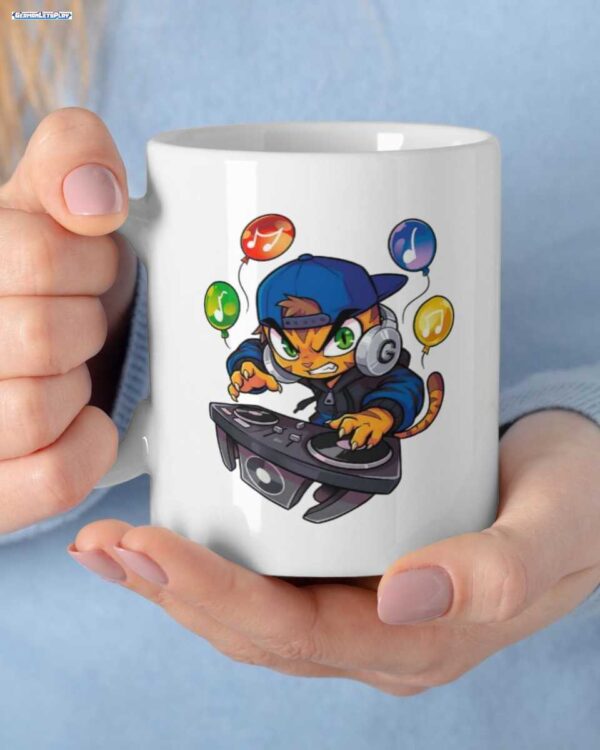 Die Merch: ultimative Intensiver Zocker Tiger DJ Freunde Tasse: Perfekt für Gamer & Musikliebhaber